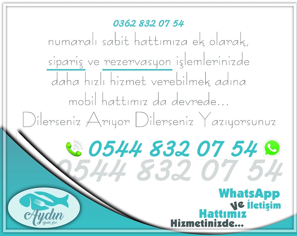 Menu Aydın Balık Evi-1